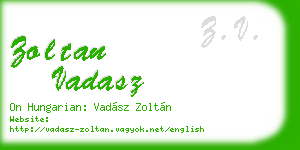 zoltan vadasz business card