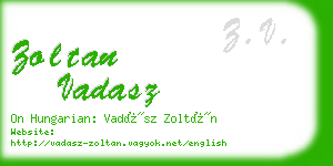 zoltan vadasz business card